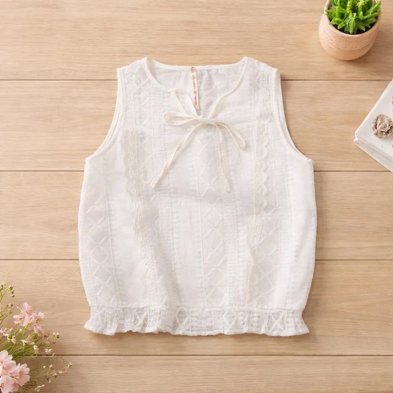 EYESCREAM WHITE TOP SIZE M / NEW NO TAG photo 1