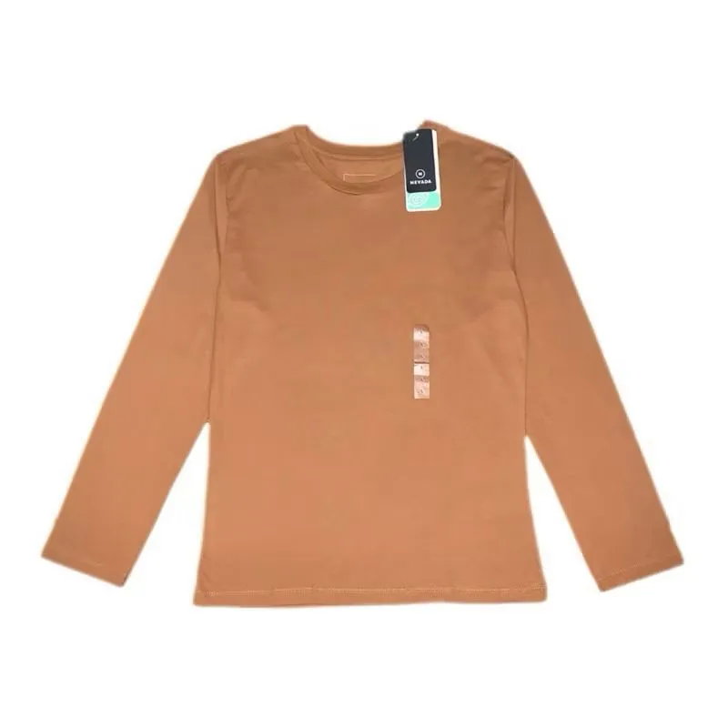 Kaos Nevada Lengan Panjang | Long Sleeve T-Shirt Brown photo 1