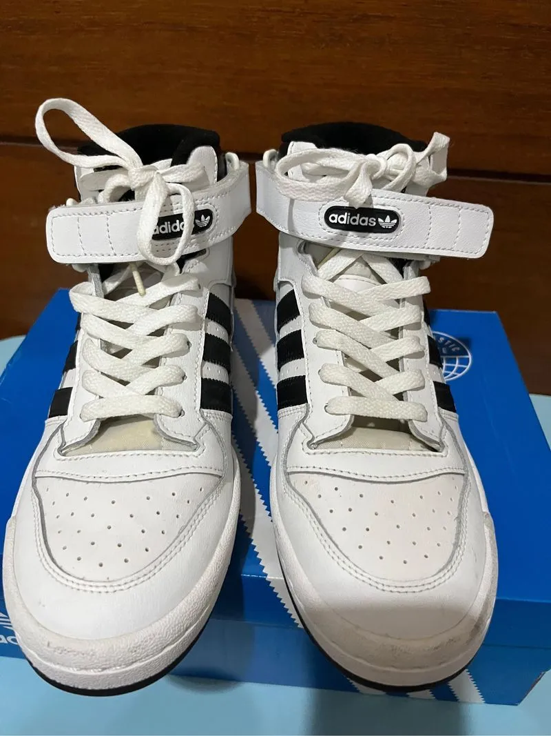 Adidas Forum Mid 'White Black' FY7939 photo 1