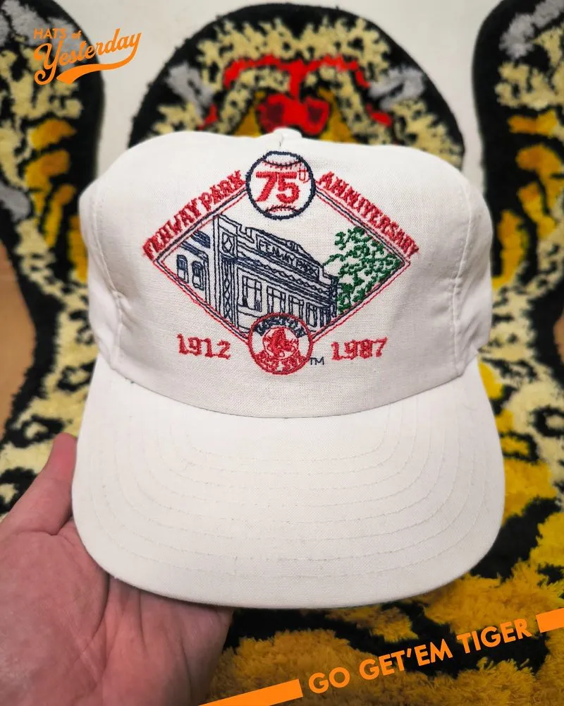Topi 75th Fenway Park Boston Red Sox 1987 vintage snapback photo 1