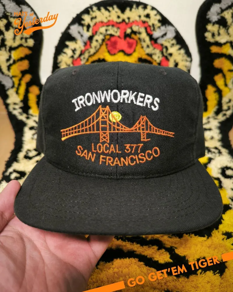 Topi Ironworkers local 377 San Francisco vintage snapback photo 1
