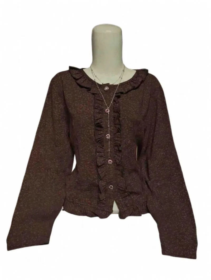 VINTAGE MAHOGANY BLOUSE photo 1
