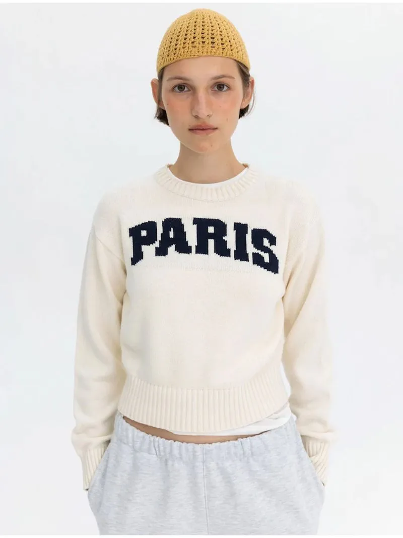 PARIS Knit Sweater — Sweater Rajut PARIS photo 1