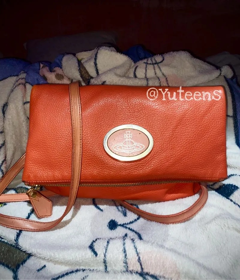Vivienne Westwood Flap Genuine Leather Sling & Shoulder Bag photo 1