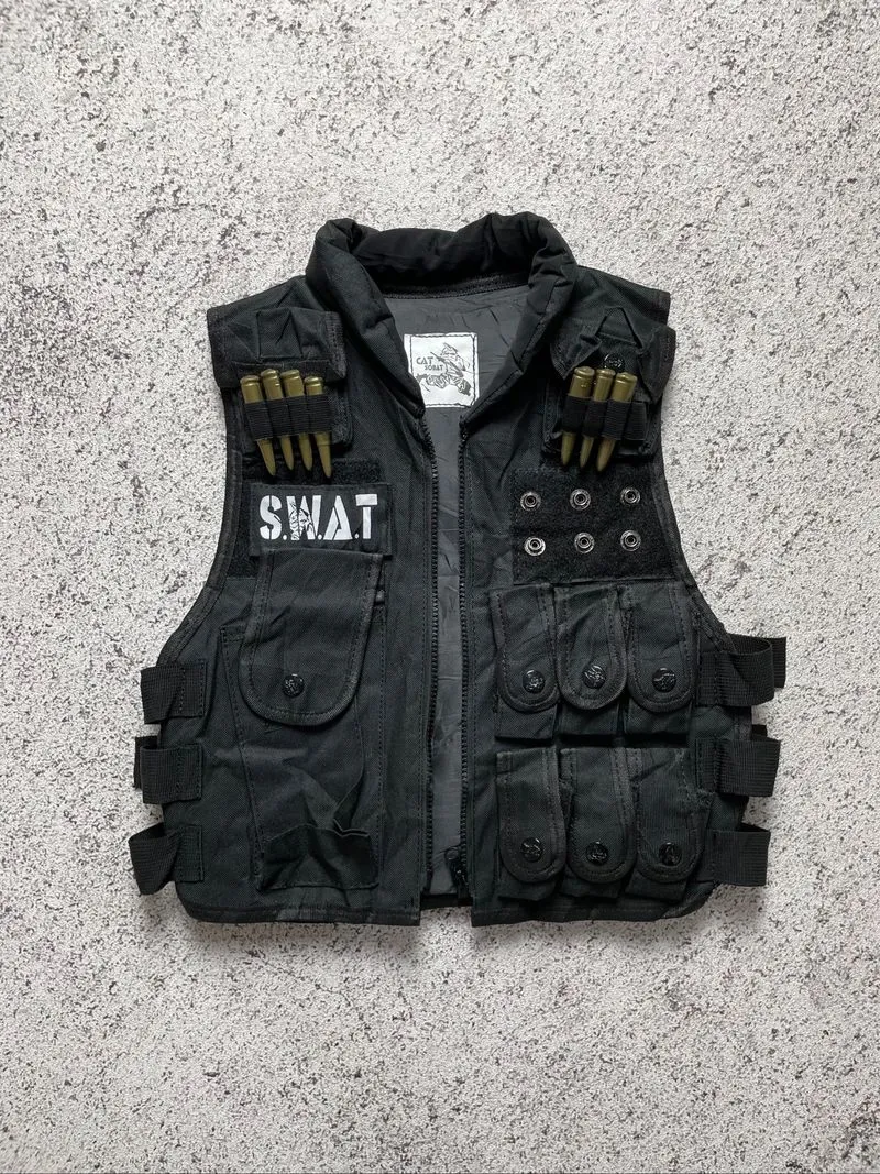 SWAT vest Cosplay Military NYPD Police Vest FBI photo 1