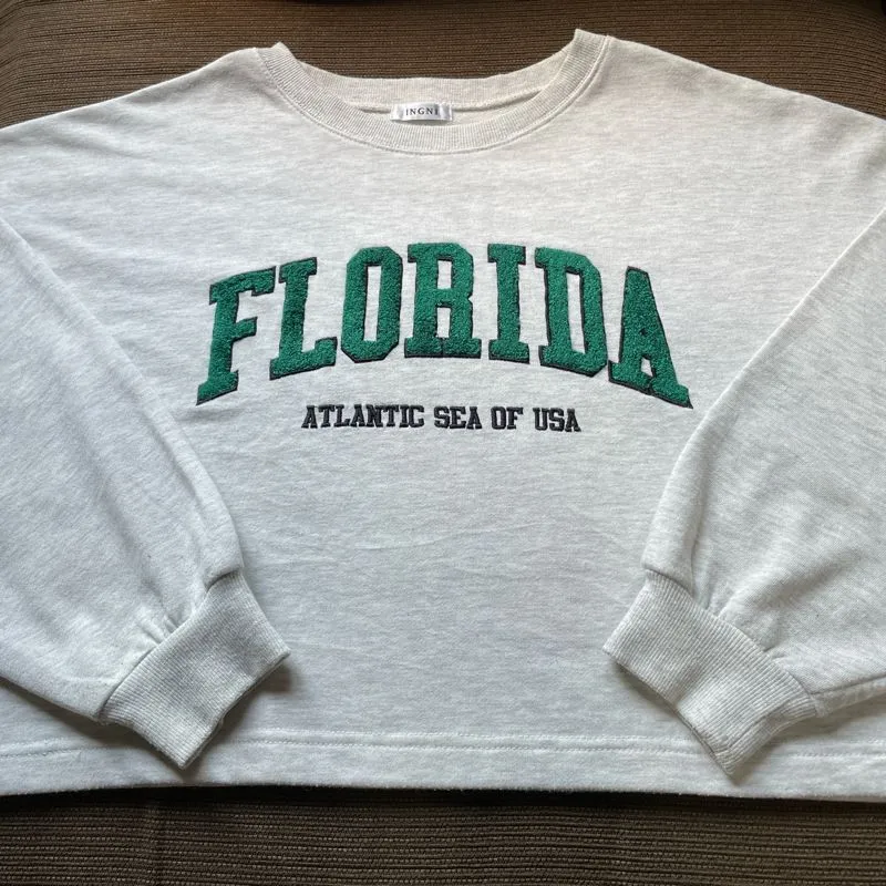 Crewneck Crop Oversize photo 1