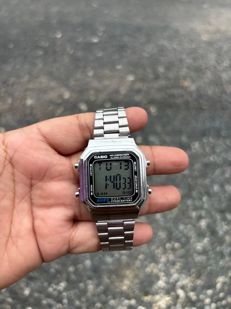 JAM CASIO A179W SILVER photo 1