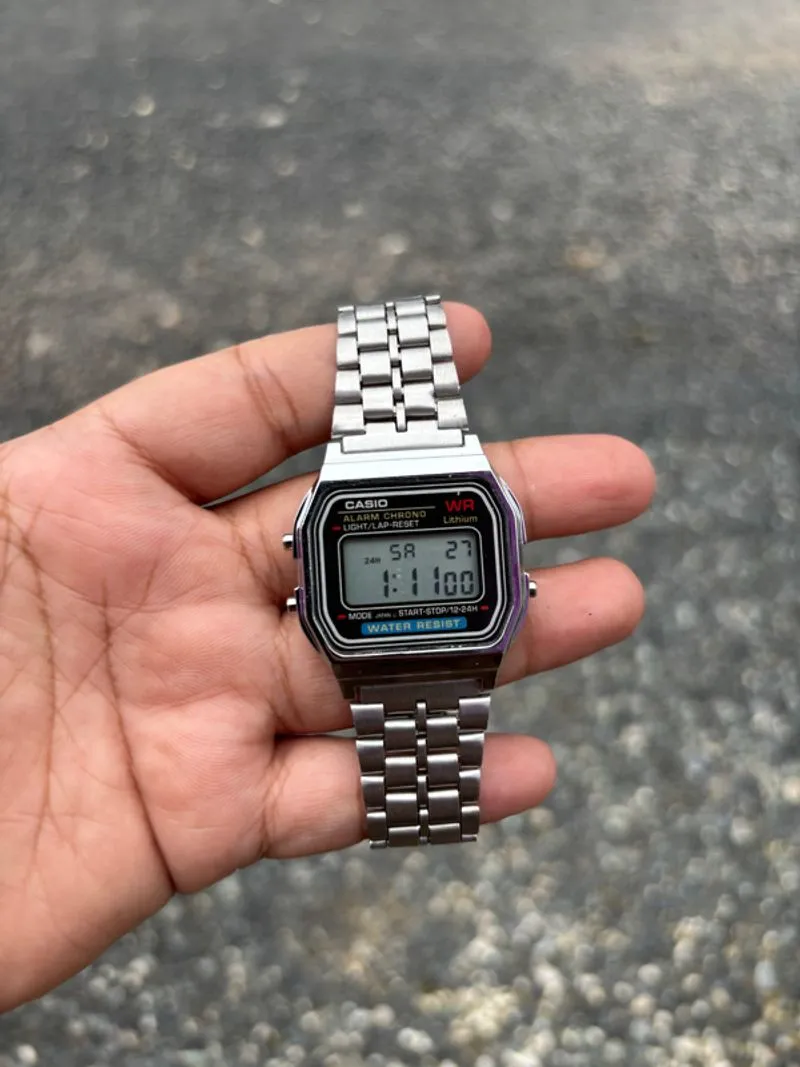 JAM CASIO A159W SILVER photo 1