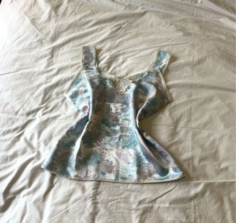 Fairy Lace Satin Top Babydoll photo 1