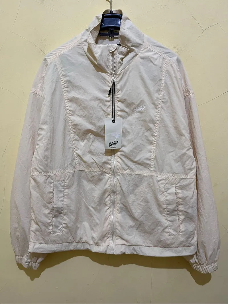 PULL & BEAR MAN LIGHTWEIGHT STWD RAINCOAT WHITE photo 1