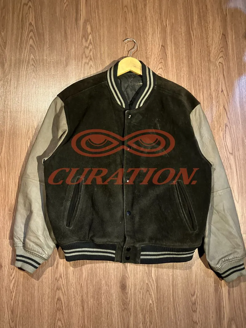 GPacker Mix Suede Leather Varsity Jacket photo 1