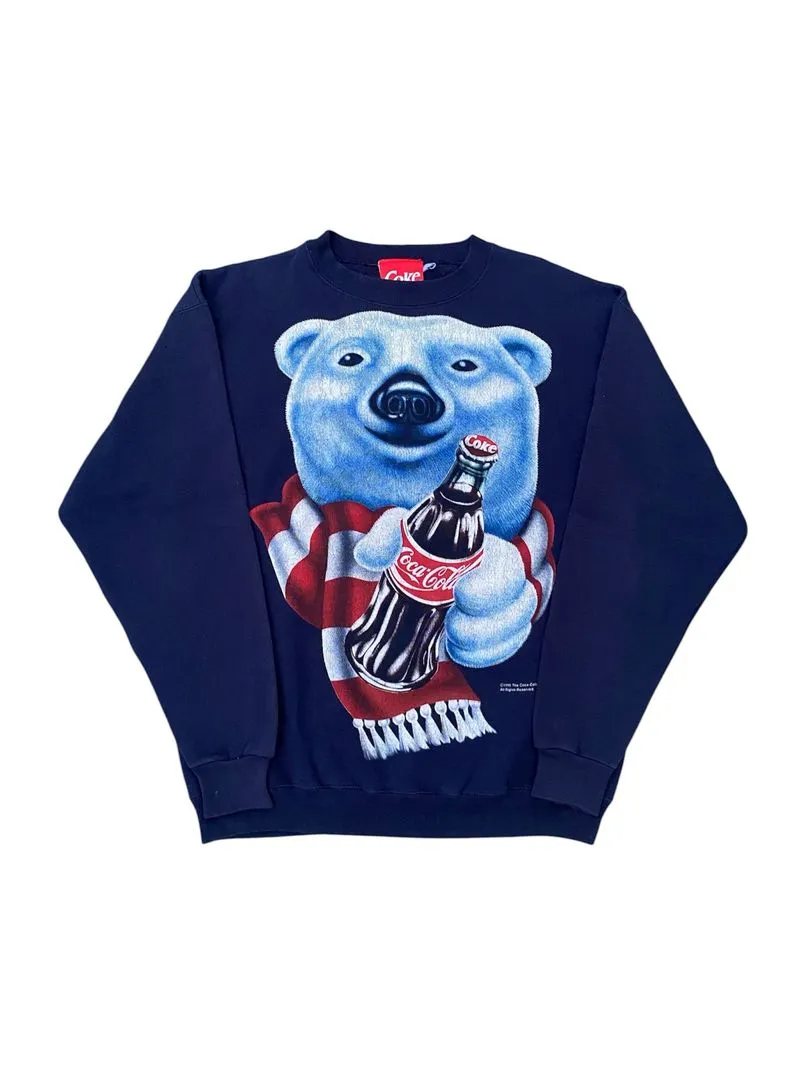 Vintage 90s Coke Bear Sweatshirt photo 1