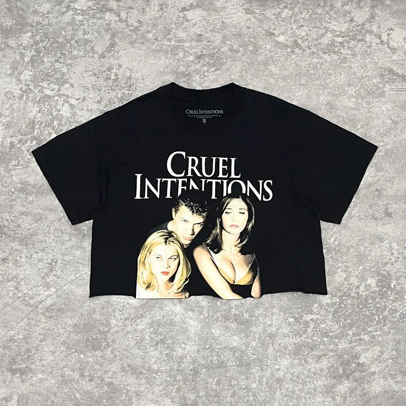 Kaos Crop Top Movie Cruel Intentions Official Merch photo 1