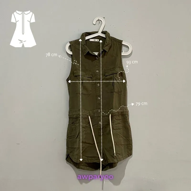 Mango Casual Romper Wanita green photo 1
