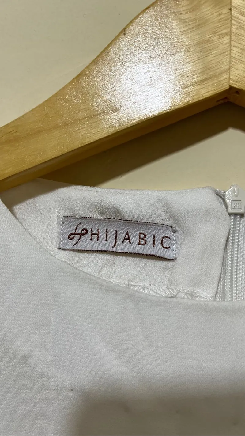 Gamis Dress putih ( cocok untuk yg petite) photo 1