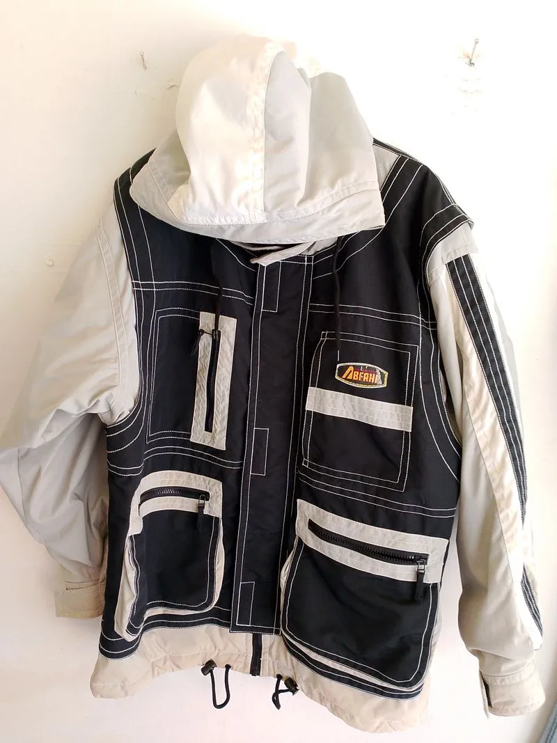 Biker Sportswear Hoody Pria white black photo 1