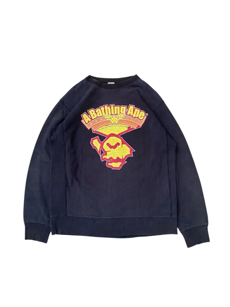 Vintage Bape Wonder Woman Sweatshirt photo 1