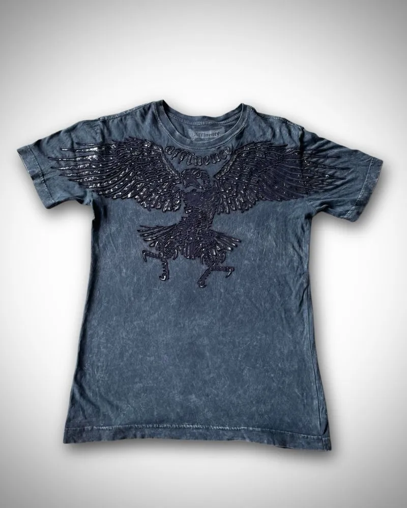 Affluence ghrapic tee like affliction xzavier y2k emo gothic photo 1