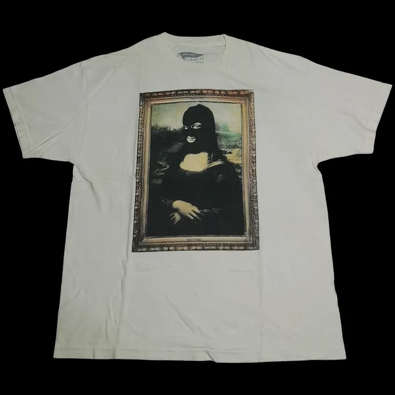 PISTOLS IN HEAVEN Masked Mona Lisa Tshirt photo 1