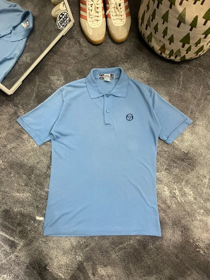 Sergio Tacchini vintage 80s polo shirt photo 1