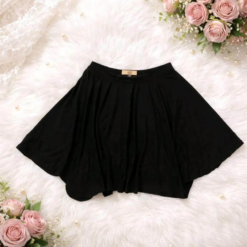 B.L.F BLACK ASIMETRIS SKIRT SIZE M / NEW NO TAG photo 1
