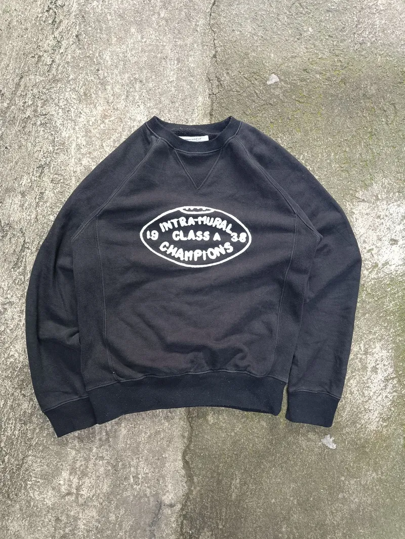 Vivastudio Streetwear Casual Sweatshirt Pria black photo 1