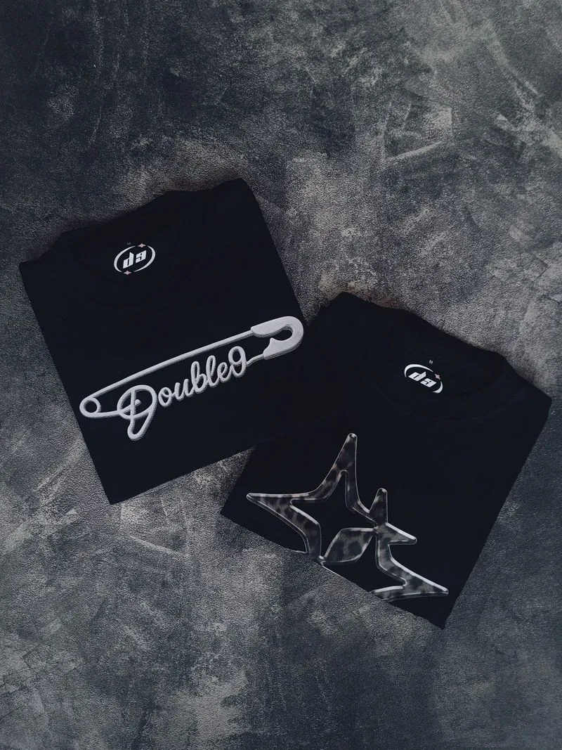 Streetwear Y2K T-shirt Pria black photo 1