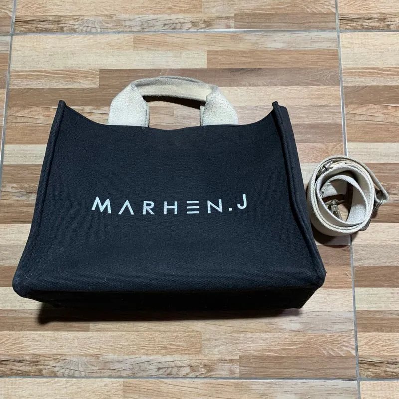 MARHEN.J Rico Bag Canvas Black White photo 1