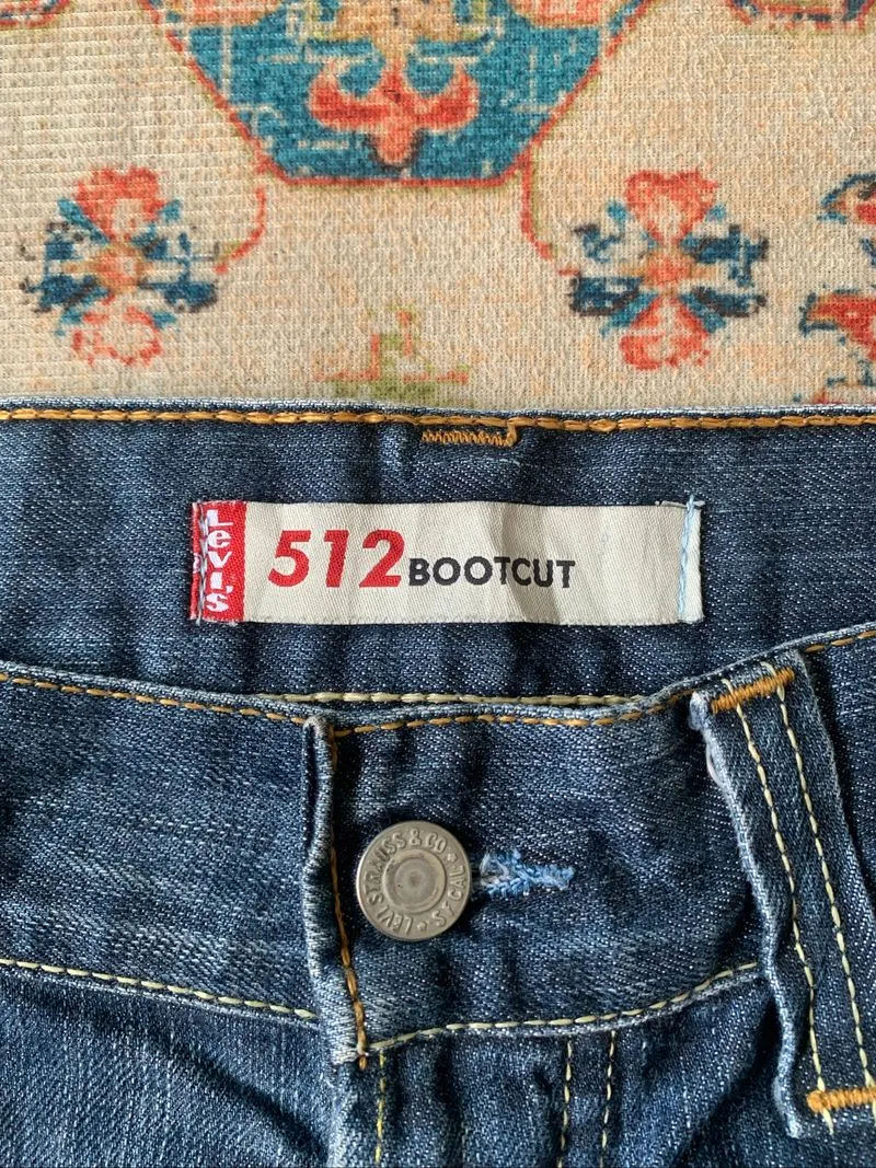 Levi’s 512 Bootcut Selvedge Button Fly Jeans photo 1