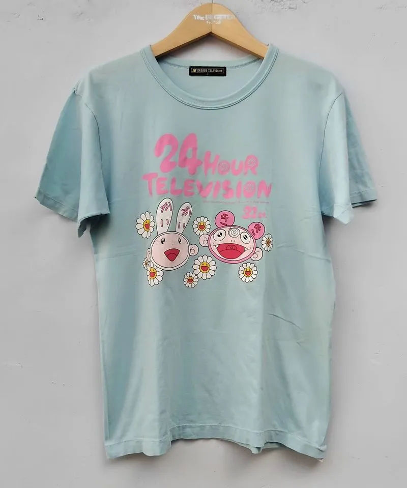 Vintage Takashi Murakami x 24 Hour television tee photo 1