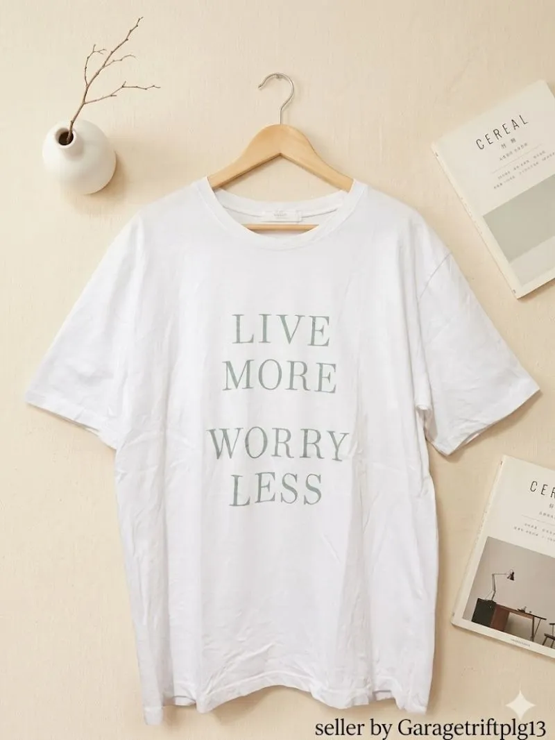 KAOS FASHION KOREA "LIVE MORE WORRY LASS"
 photo 1