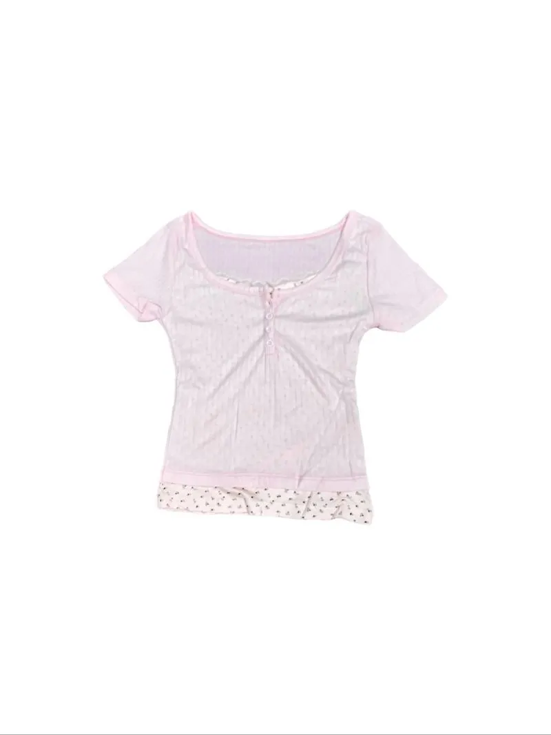 t-shirt pink photo 1