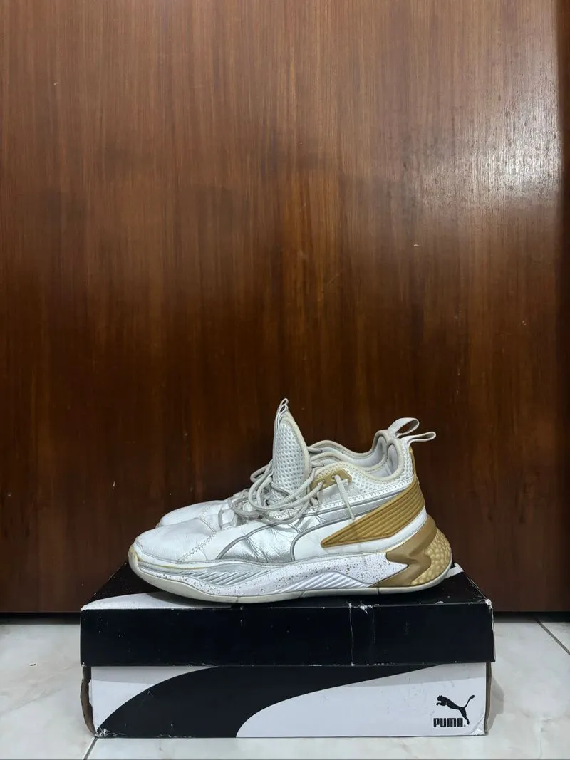 Puma Uproar Hybrid Court core ‘white and metallic’ photo 1