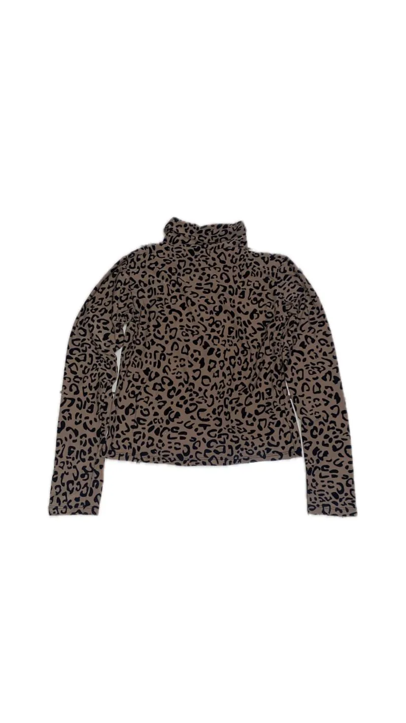 leopard turtleneck longsleeve photo 1