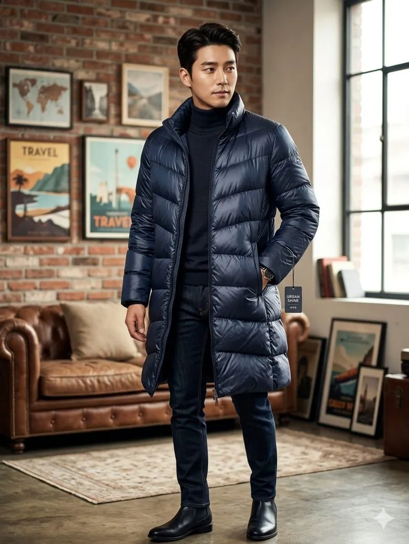 UNIQLO PUFFER DOWN LONG COAT photo 1