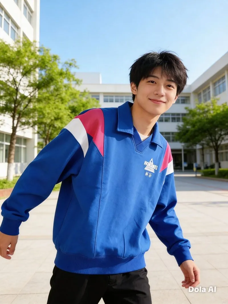 GALAX JAKET SPORT HOKUMEI JUNIOR JAPAN SCHOLL photo 1
