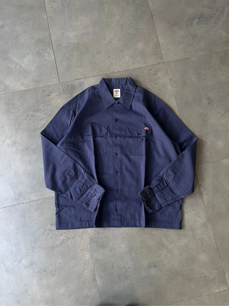 Dickies LS Workshirt navy photo 1