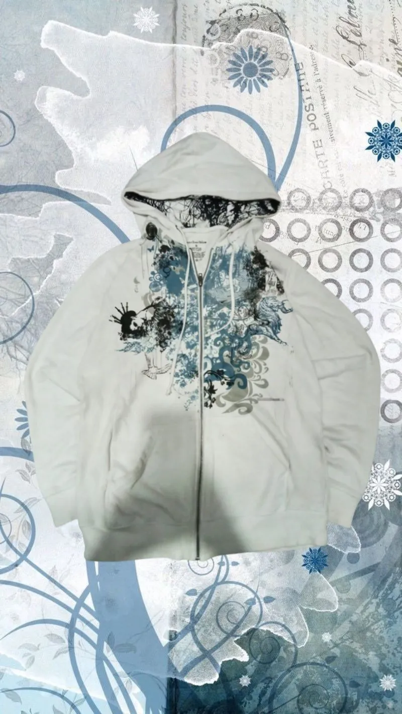 Anchorblue Graphic y2k Zipper Hoodie  photo 1