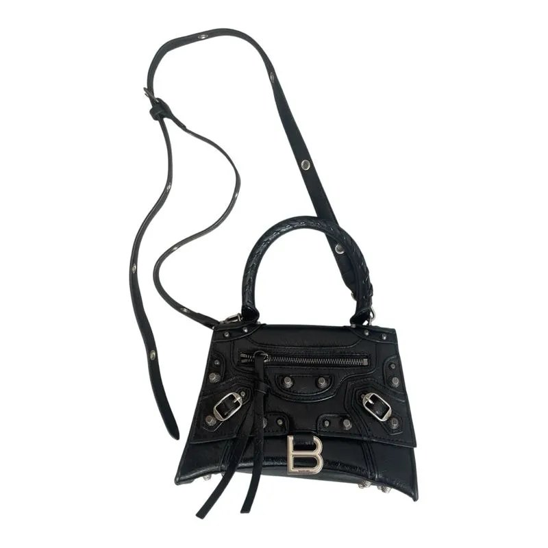 balenciaga hourglass x le cagole top handle crossbody bag photo 1