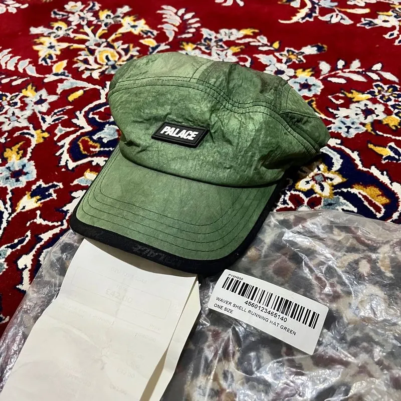 Palace waver shell running hat deadstock photo 1