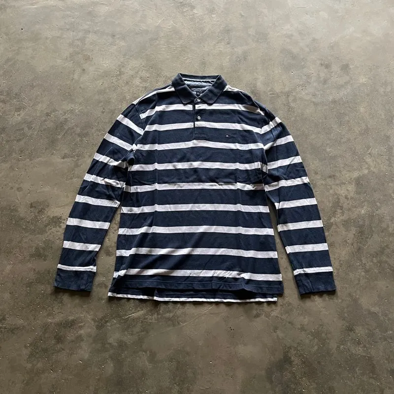 Tommy hilfiger polo stripe longsleve photo 1