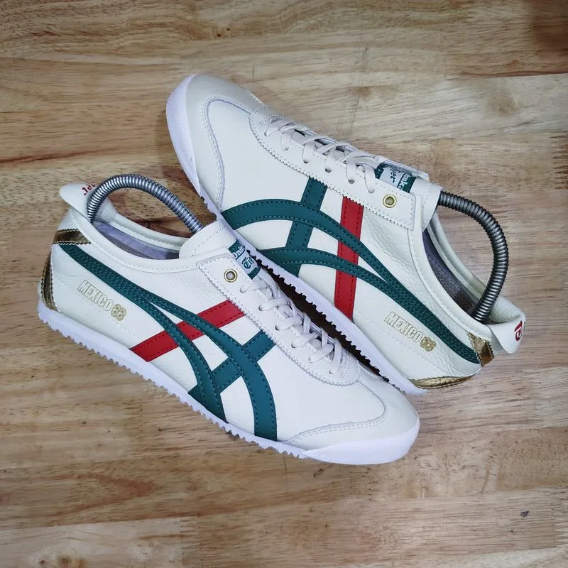 Onitsuka Tiger Casual Sneakers Pria green cream photo 1