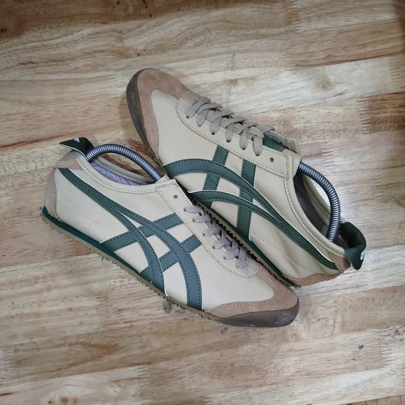 Onitsuka Tiger Casual Sneakers Pria green tan photo 1