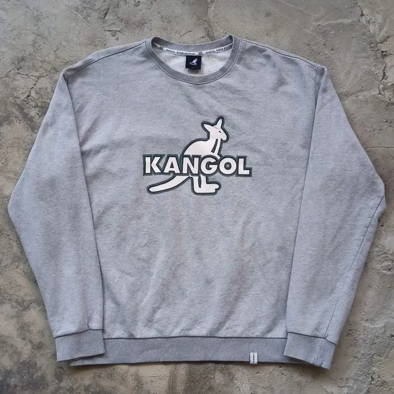 Kangol Casual Sweater Pria gray photo 1