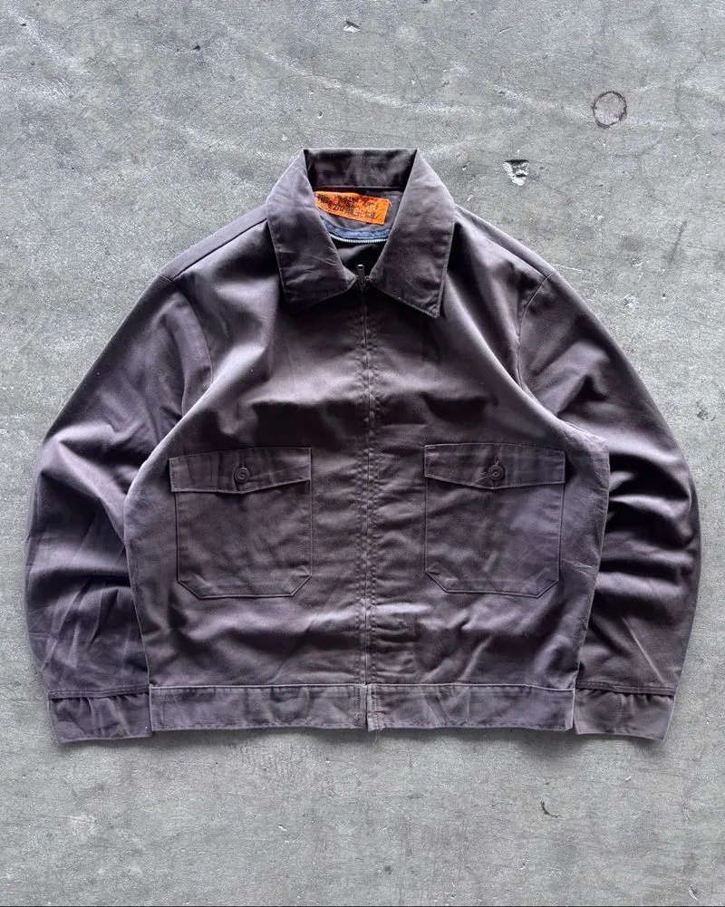 90s Union Made In Usa Dark Brown Boxy Work Jacket photo 1