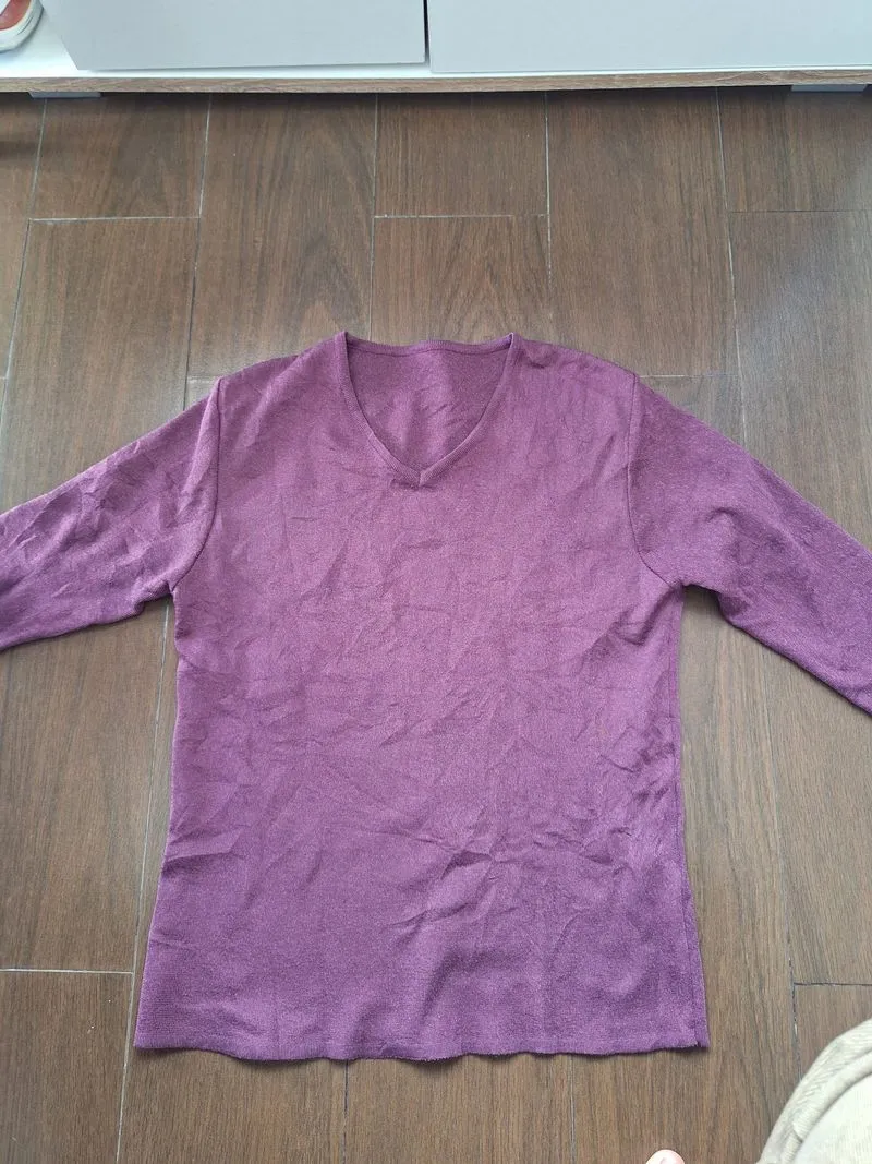 sweater ungu tipis photo 1