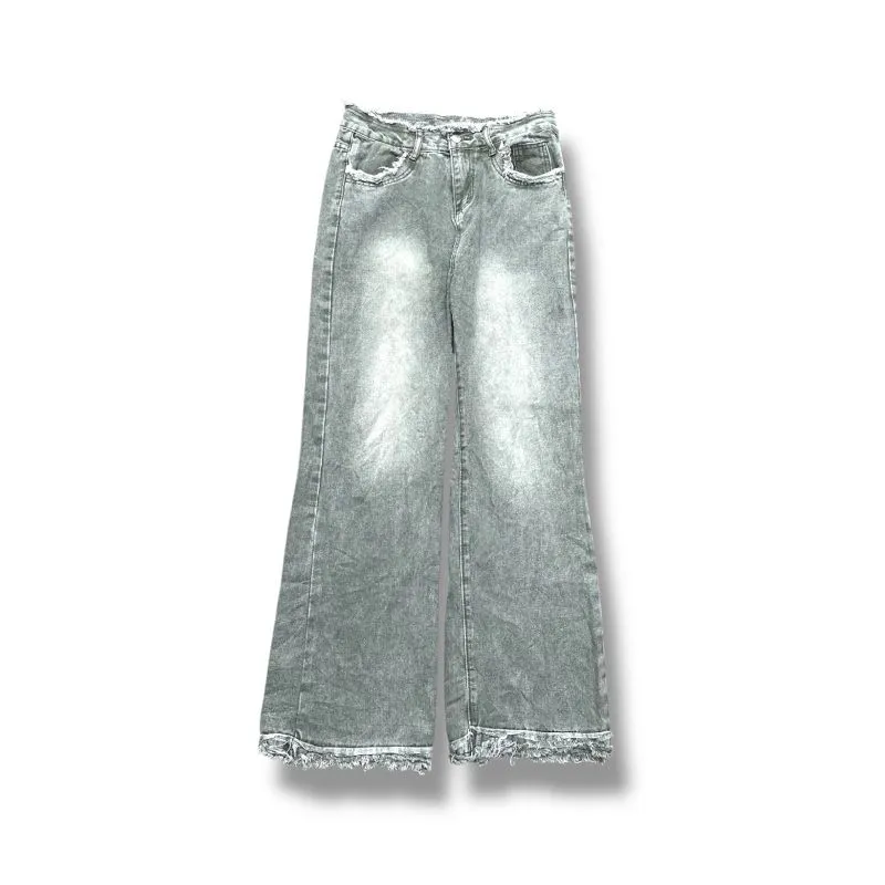 Celana panjang baggy mosegreen washed photo 1