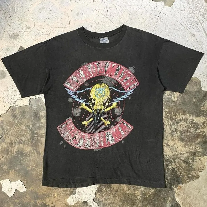 Vintage T-shirt Pria black photo 1