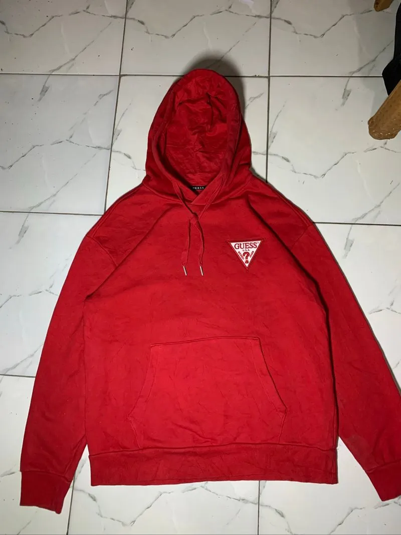 HOODIE GUESS RED photo 1