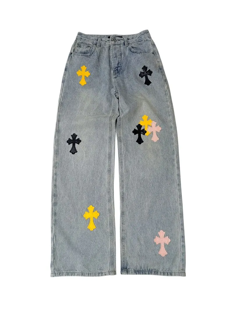 Chrome Hearts Blue Jeans photo 1